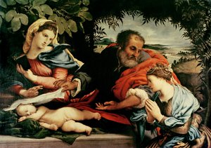 Die Heilige Familie mit der Heiligen Katharina von Alexandria