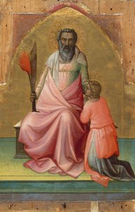 Abraham, ca. 1408-10 (Tempera auf Holz, Goldgrund) von Lorenzo Monaco