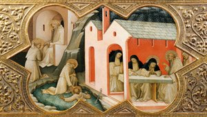 Altarbild der Krönung der Jungfrau Maria (Detail)