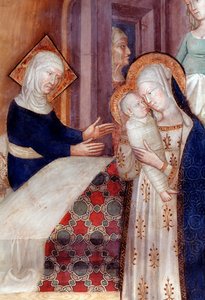 Die Geburt des Heiligen Johannes des Täufers (Detail)