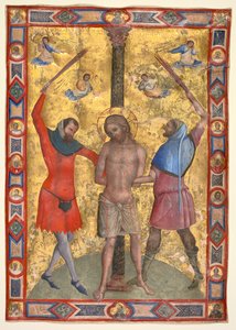 Miniatur aus einer Mariegola: Die Geißelung, um 1350-1375 von Lorenzo Veneziano