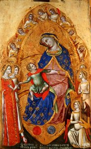 Mystische Hochzeit der Heiligen Katharina von Alexandria von Lorenzo Veneziano