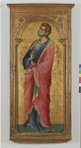 Heiliger Johannes der Evangelist, 1355-57 von Lorenzo Veneziano