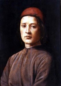 Porträt eines jungen Mannes mit roter Mütze