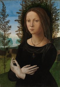 Porträt einer jungen Frau, ca. 1475-80 von Lorenzo di Credi