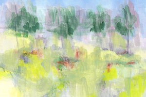 Träumerische Pastelllandschaft