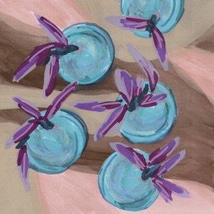 Lila Blaue Blüten