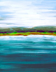Lebendiger Seehorizont