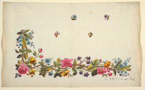 Blumendesign für bedruckten Stoff