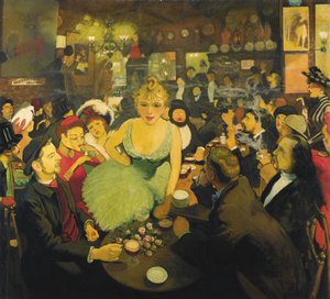 Im Montmartre-Club Le Mirliton von Aristide Bruant, 1886-1887