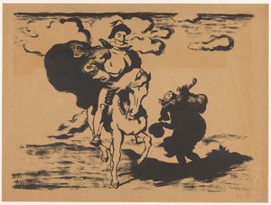 Reiter und Bettler
