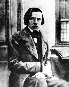 Frédéric Chopin, polnischer Pianist und Komponist, 1849 von Louis Auguste Bisson
