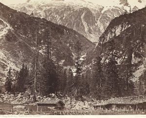 Chalet de Handeck, Haslital, Kanton Bern, Schweiz von Louis Auguste Bisson and Auguste Rosalie Bisson
