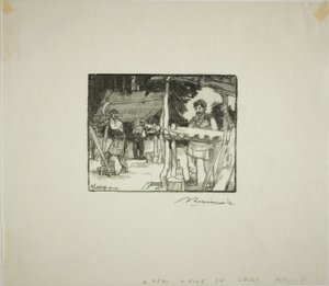 Lattenmacher von Louis Auguste Lepère