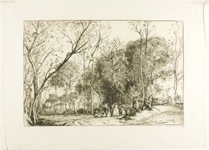 Sommer von Saint-Martin: Die Vorübergehende Hochzeit von Louis Auguste Lepère