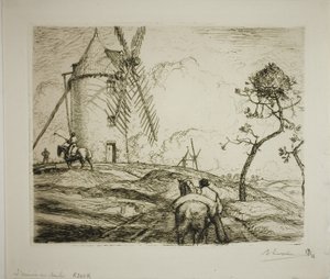 Die Ankunft an der Windmühle