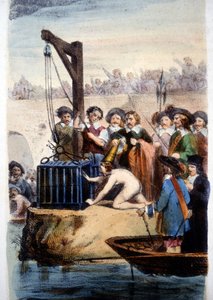 Wassergeprüfte Hexe, Perrins Lithographie
