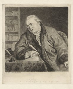 Porträt des Komponisten und Radierers Johan Antoni Kauclitz Colizzi von Louis Bernard Coclers