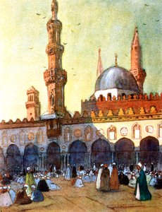Die Moschee von Al-Azhar, Kairo, Ägypten
