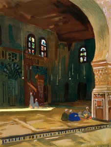 Die Moschee von Sultan al-Ghuri, Kairo, Ägypten, 1928 von Louis Cabanes