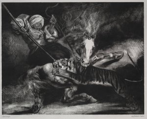 Ein Angriff durch einen Tiger