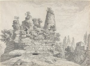 Das Grab der Horatier und der Curatier in Albano von Louis Chaix