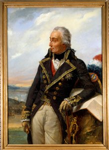 Porträt von Nicolas, Baron de Luckner (1722-1794), Marschall von Frankreich im Jahr 1791, Oberbefehlshaber der Armee des Rheins im Jahr 1792. Gemälde von Auguste Couder (1789-1873). Versailles, Musée du Château von Louis Charles Auguste Couder