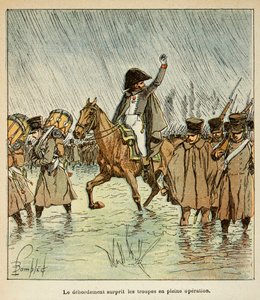 Illustration aus dem Buch „Das Memorial von Saint Helene“ von Graf Emmanuel de Las Cases: Die Imperiale Armee im Jahr 1813 von Louis Charles Bombled