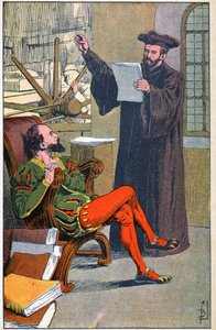 Rabelais in der Druckerei von Etienne Dolet