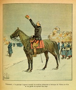 Die Ost-Armee von Eugene Sergeant, illustriert von Louis Bombled: Schlacht von Villersexel