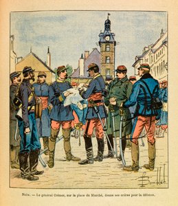 Die Ost-Armee von Eugene Sergeant, illustriert von Louis Bombled: Schlacht von Nuits Saint Georges