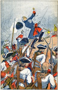 Die französische Armee steht den Russen bei der Belagerung von Danzig gegenüber von Louis Charles Bombled