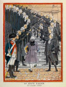 Die großen Tage des Hôtel de Ville de Paris von A. Mercier, illustriert von Louis Bombled: Am 17. Juli von Louis Charles Bombled