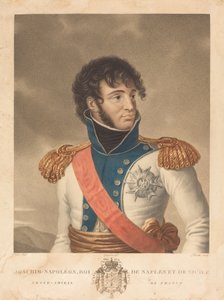 Joachim Murat (Joachim-Napoleon, König von Neapel und Sizilien, Großadmiral von Frankreich) von Louis Charles Ruotte after Albert Jakob Frans Gregorius after Antoine Jean Gros