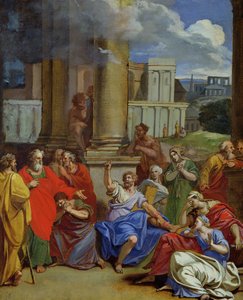 Der Prophet Agabus sagt das Leiden des Heiligen Paulus in Jerusalem voraus