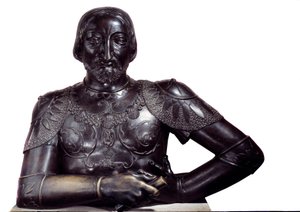 Büste des Königs von Frankreich Franz I. in Bronze. Skulptur von Louis Claude Antoine Vasse (1716-1772) 1756 Paris. Louvre Museum