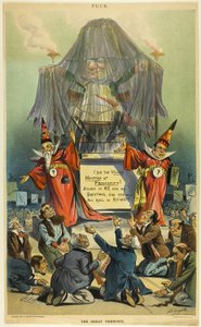 Das große Unbekannte, aus Puck von Louis Dalrymple