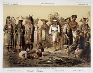Ethnische Gruppen um 1870 in „Reisebericht in Indochina 1866-1868“ von Francis Garnier, Paris
