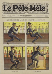 Der Mechaniker des P.L.M. auf Abwegen (Illustration für Le Pele-Mele, 1906) von Louis Denis Valverane
