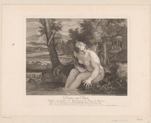Badende Diana von Louis Desplaces
