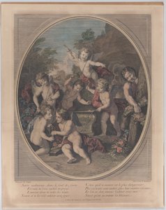 Kühne Satire in den Tiefen des Waldes von Louis Desplaces