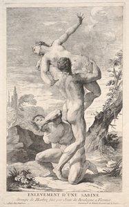 Raub der Sabinerinnen von Louis Desplaces