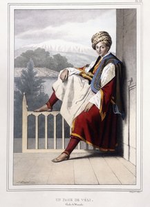Porträt, du Vues et de Costumes Grecs et Ottomans aus Voyage à Athènes et à Constantinople, 1825 von Louis Dupré