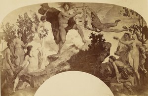 Apollon empfängt die Leier von Louis Emile Durandelle
