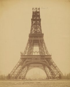 Bau des Eiffelturms von Louis Emile Durandelle