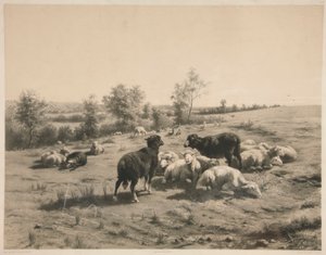 Die Schafe von Louis Emmanuel Soulange Teissier