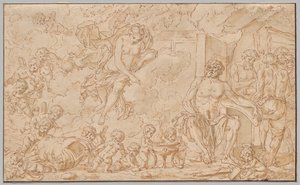 Venus in der Schmiede des Vulkan von Louis Felix de la Rue