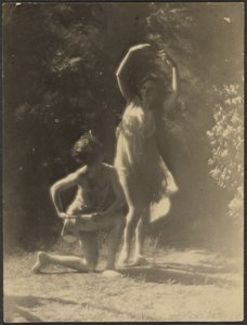 Tänzer im Garten von Louis Fleckenstein