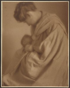 [Porträt einer Mutter mit Baby] von Louis Fleckenstein