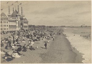 Szene am Meer von Louis Fleckenstein